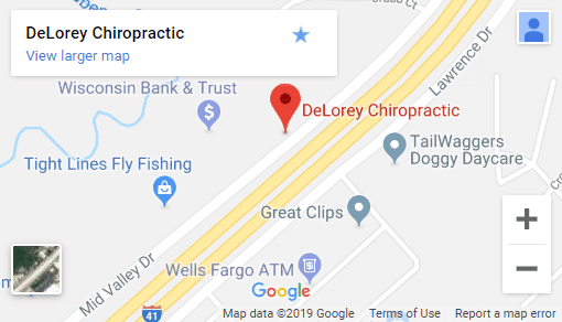 Map of De Pere Chiropractors